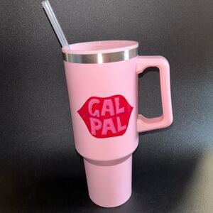 New Hyperquench Pink Valentine's Tumbler 40oz Gal Pal Insulated Cup *Missing Lid